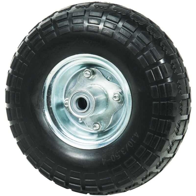 foto del prodotto werka pro ruota indistruttibile con asse decentrato 260 x 85mm alberatura 16mm