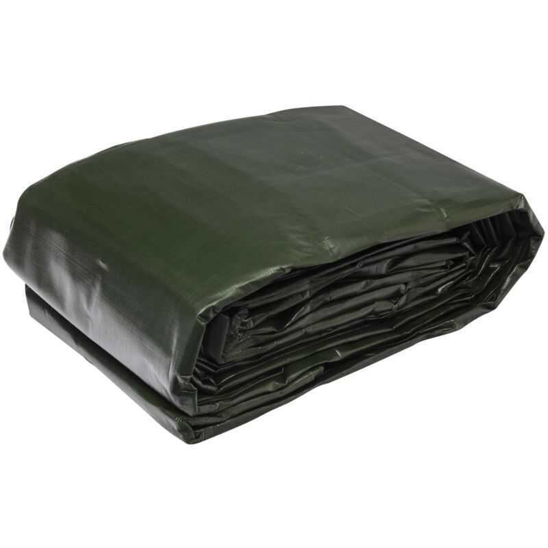 foto del prodotto werka pro telo multifunzionale nero e verde 240 g m2 8 x 12 m
