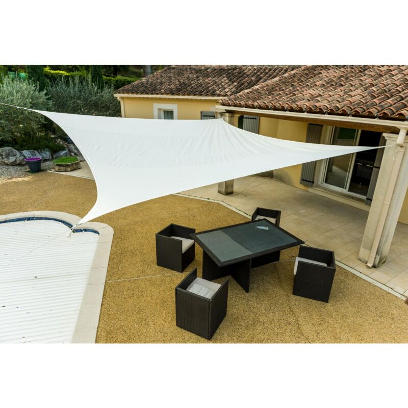 foto del prodotto werka pro telo ombreggiante bianco rettangolare 3 x 4 m