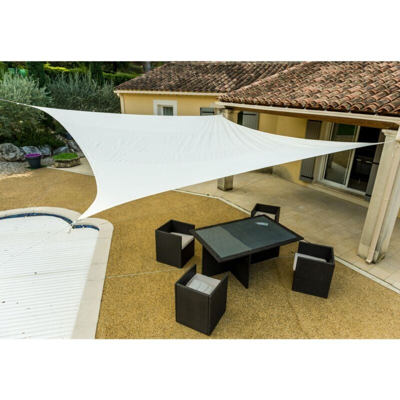 foto del prodotto werka pro telo ombreggiante bianco rettangolare 4 x 5 m