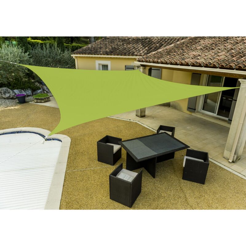 foto del prodotto werka pro telo ombreggiante quadrato verde anice 5 x 5 m