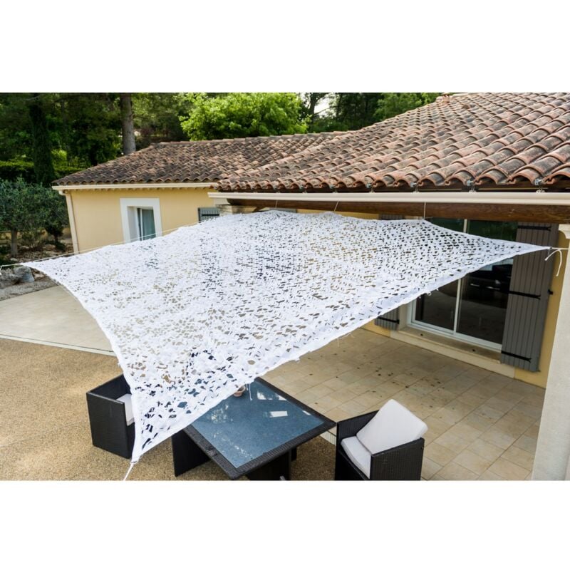 foto del prodotto werka pro tenda da sole bianca forata3 x 4m