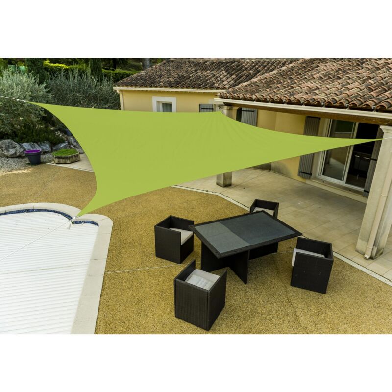 foto del prodotto werka pro tenda da sole verde anice rettangolare 4 x 5 m
