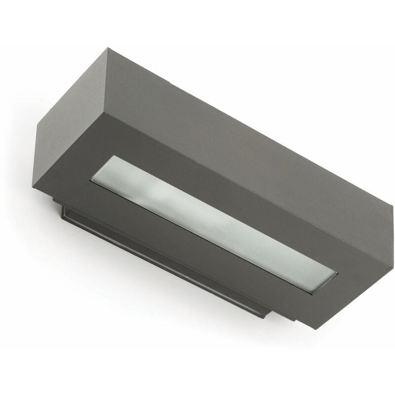 foto del prodotto west 2 lampada da parete grigio scuro 1 x e27 100w marca faro