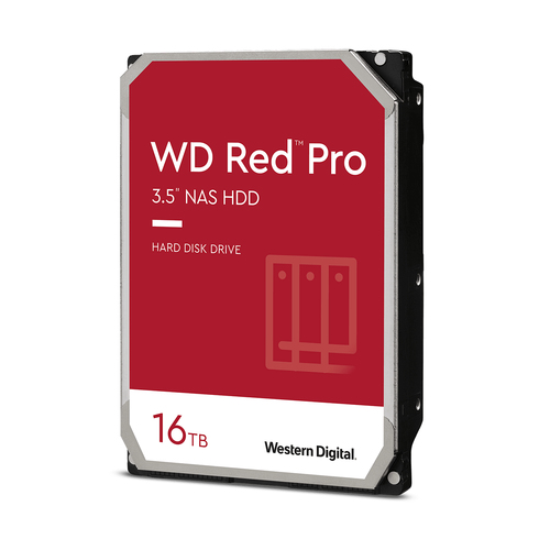 foto del prodotto western digital hdd red pro 16tb 3,5 7200rpm sata 6gb s 256mb cache
