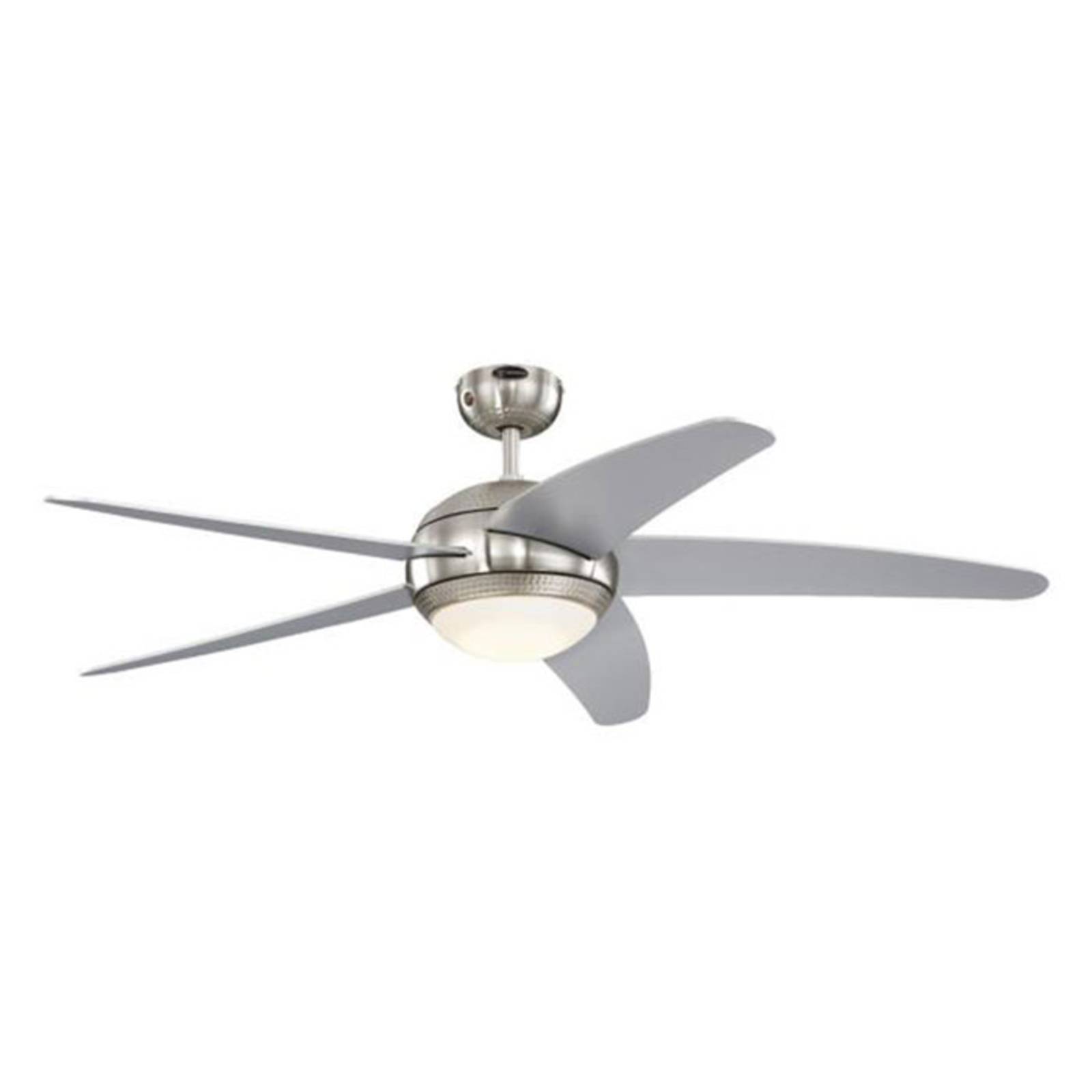 foto del prodotto westinghouse lighting 7206940 ventilatore a soffito metallo 132 x 132 x 36 cm cromo satinado