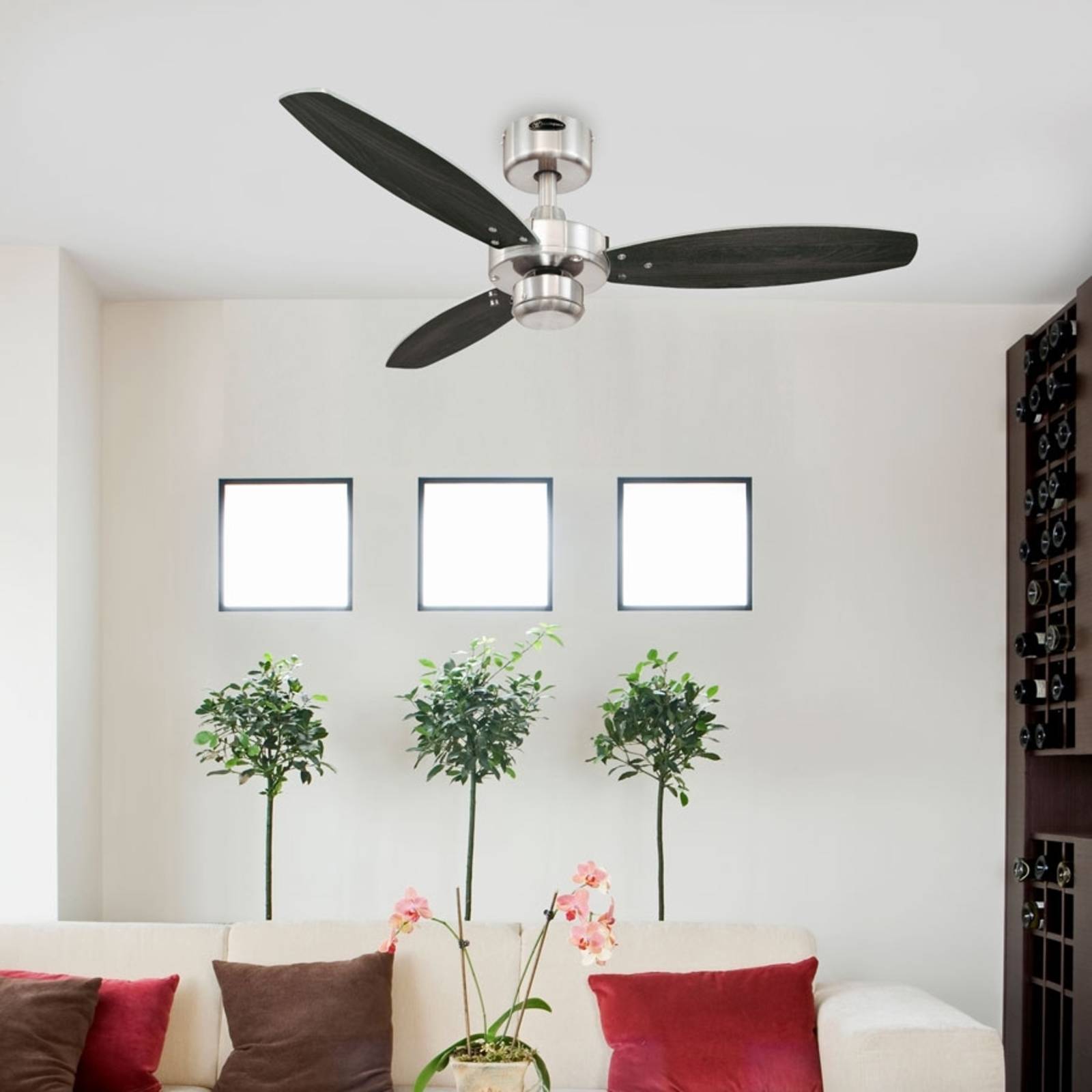 foto del prodotto westinghouse ventilatore a soffitto jet i, interruttore a corda