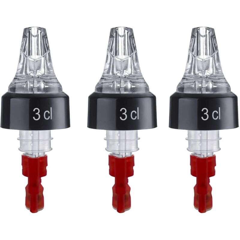 foto del prodotto westmark 3 dosatori misuratori, dosatore per beccuccio 3 cl, plastica, auto pour, trasparente, 993071eg, 3 cl, 3 pezzi
