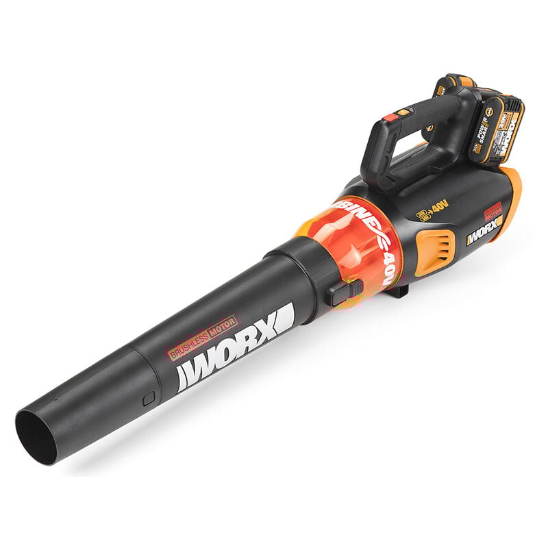 foto del prodotto wg584e.9 - soffiatore con motore brushless da 40 v 2 x 20 v , solo corpo macchina - worx