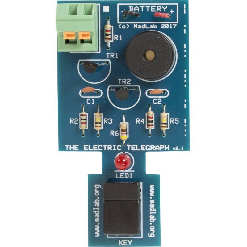 foto del prodotto whadda wsg109 telegrafo elettrico modello kit modulo kit da costruire 9 v