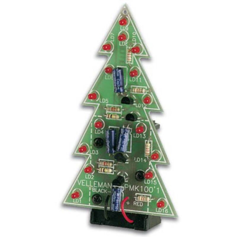 foto del prodotto whadda wssa100 kit di montaggio led per albero di natale elettronico