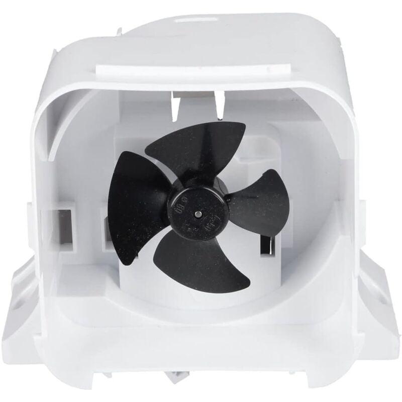 foto del prodotto whirlpool assieme motoventilatore ventola completa per frigorifero, compatibile con ignis hotpoint, switch interruttore, ventola da 60 mm 