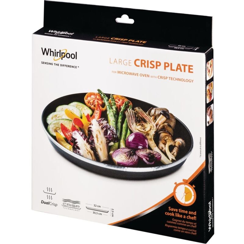 foto del prodotto whirlpool crisp avm305 piatto mancante 30,5 cm rif 480131000085