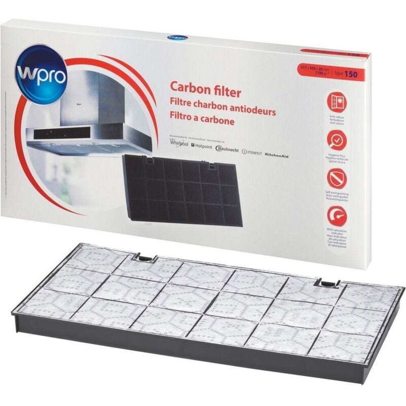 foto del prodotto whirlpool filtro a carbone tipo 150 150 cappa aspirante 510438003437625732