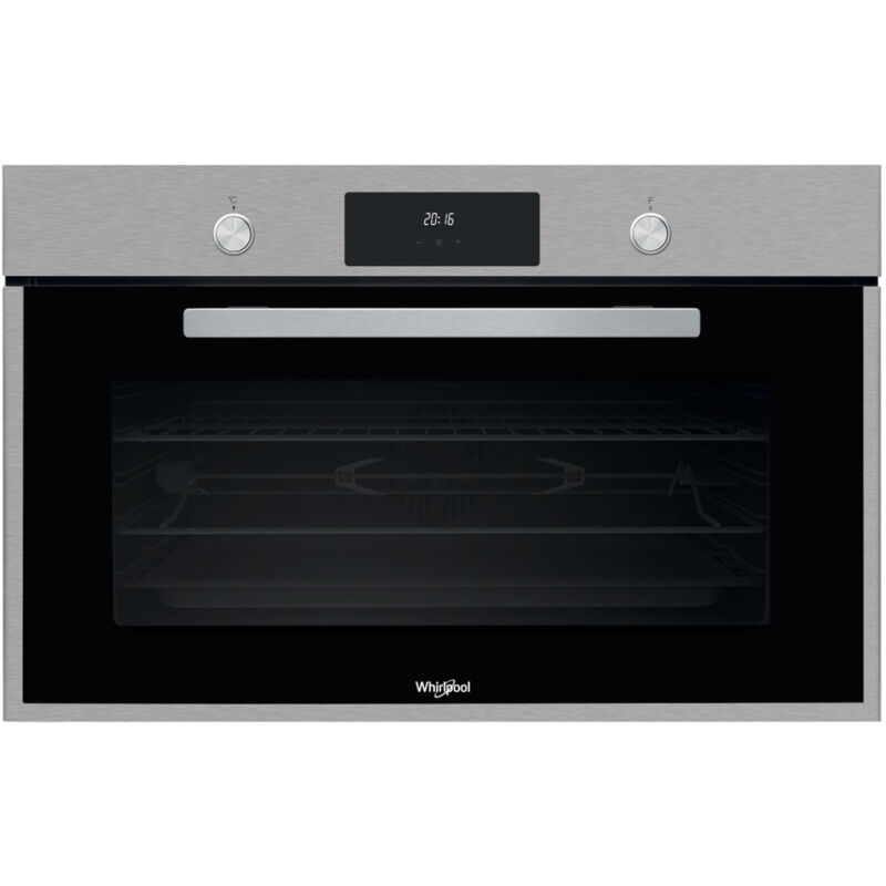 foto del prodotto whirlpool forno da incasso msa k5v ix wh. dimensione del forno largo, tipo di forno forno elettrico, capacit interna forno totale 100 l.