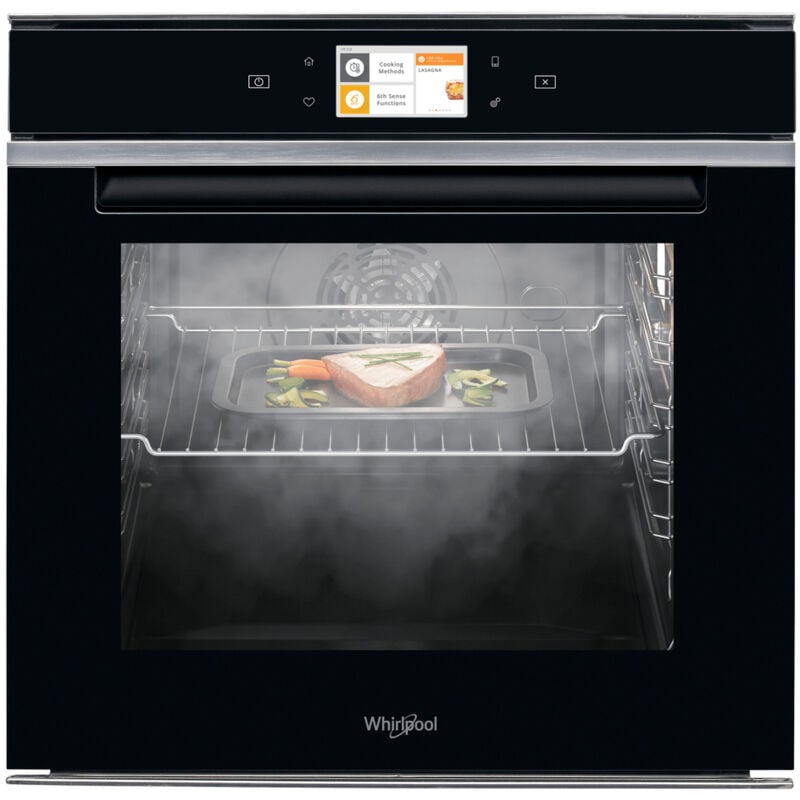 foto del prodotto whirlpool forno da incasso w11i om1 4ms2 h. dimensione del forno media, tipo di forno forno elettrico, capacit interna forno totale 73 l.