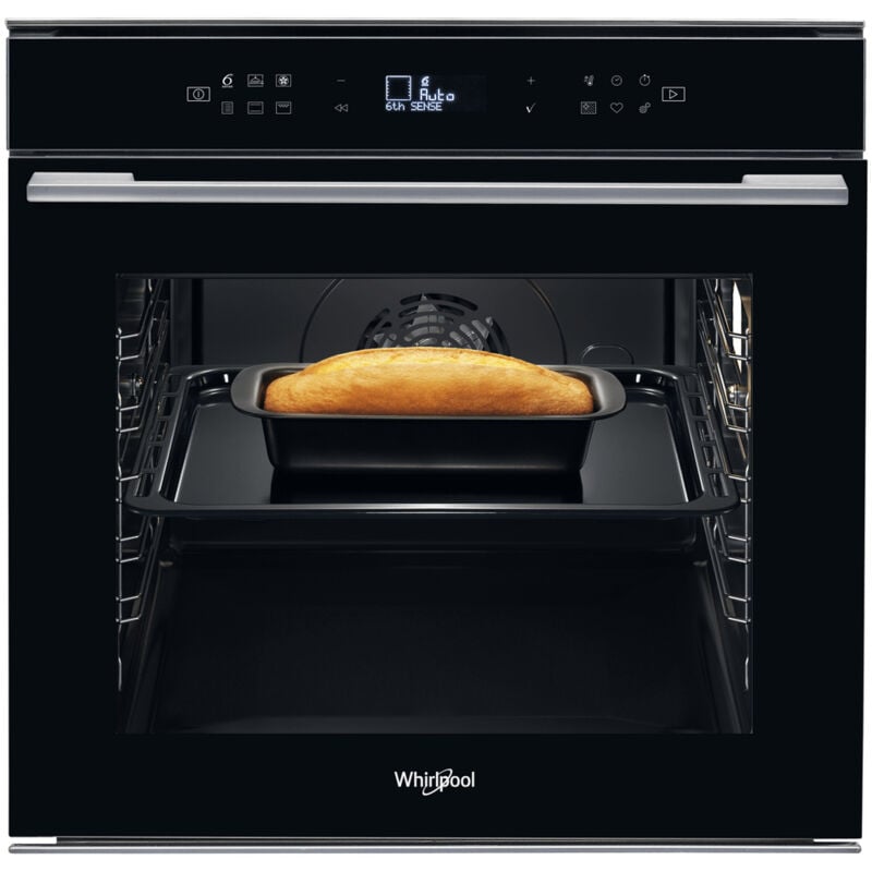 foto del prodotto whirlpool forno da incasso w7 om4 4s1 p bl. dimensione del forno media, tipo di forno forno elettrico, capacit interna forno totale 73 l.