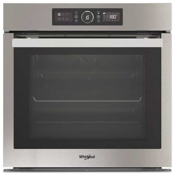 foto del prodotto whirlpool forno elettrico multifunzione da incasso autopulente 73 litri tecnologia sesto senso 16 funzioni acciaio inox