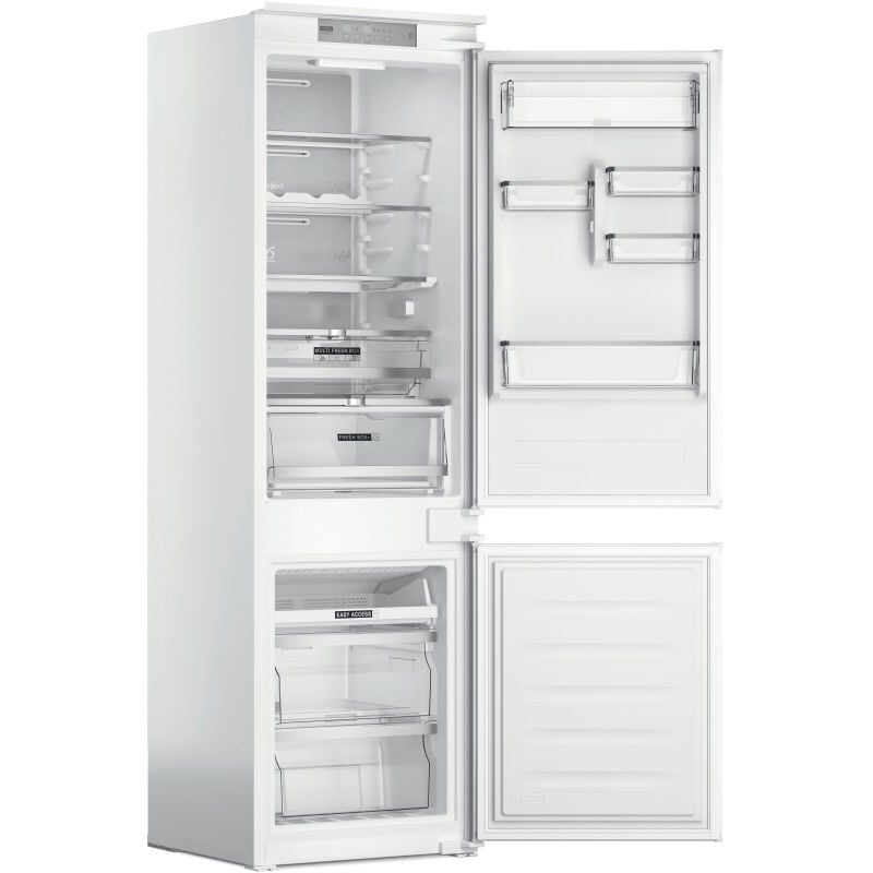 foto del prodotto whirlpool frigorifero combinato da incasso whc18 t573. capacit netta totale 220 l. cerniera porta destra. capacit netta frigorifero 182 l,