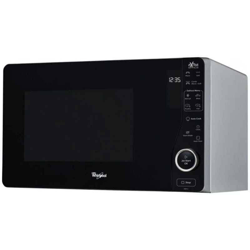 foto del prodotto whirlpool grill microonde 25l 1000w argento mwf421sl new