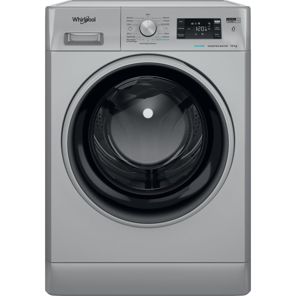 foto del prodotto whirlpool lavatrice a libera installazione ffb 108 silver it
