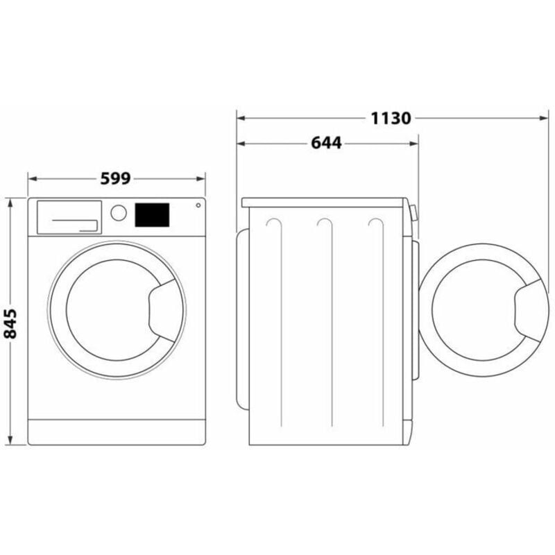 foto del prodotto whirlpool - lavatrice a libera installazione w6 08 silence it bianco