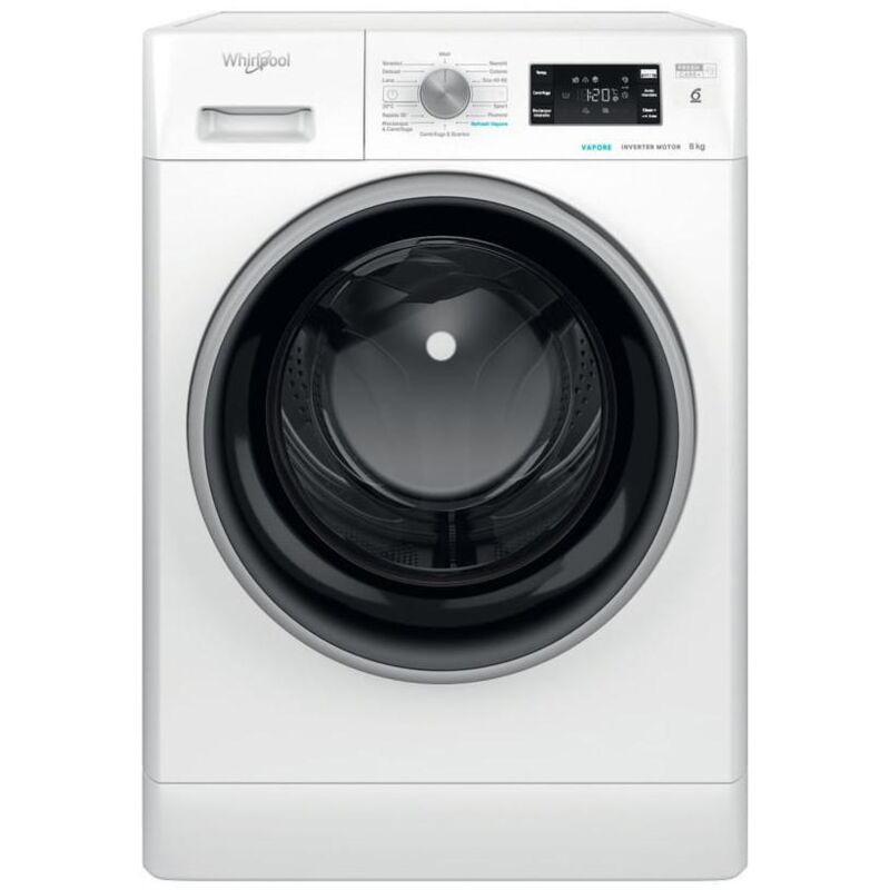 foto del prodotto whirlpool lavatrice inverter libera installazione 8 kg 1400 giri