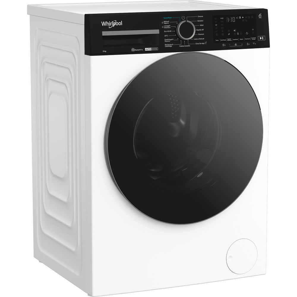 foto del prodotto whirlpool lavatrice smart connessa con wifi wpm 911w ads it sensewash