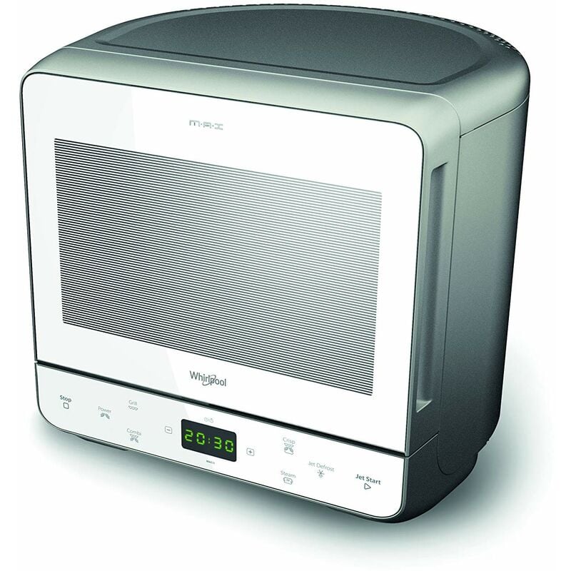 foto del prodotto whirlpool max 39 wsl dimensioni 39,2cm x 35,3cm x 36,0cm forno microonde piccolo 13 litri con potenza 700w microonde e 700w grill. forno a