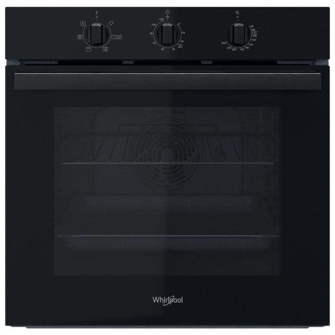foto del prodotto whirlpool omr35hr0b forno da incasso ventilato 71 litri classe a 5 programmi nero