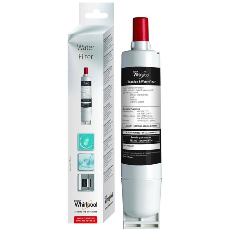 foto del prodotto whirlpool sbs002 filtro dell acqua originale per frigorifero americano
