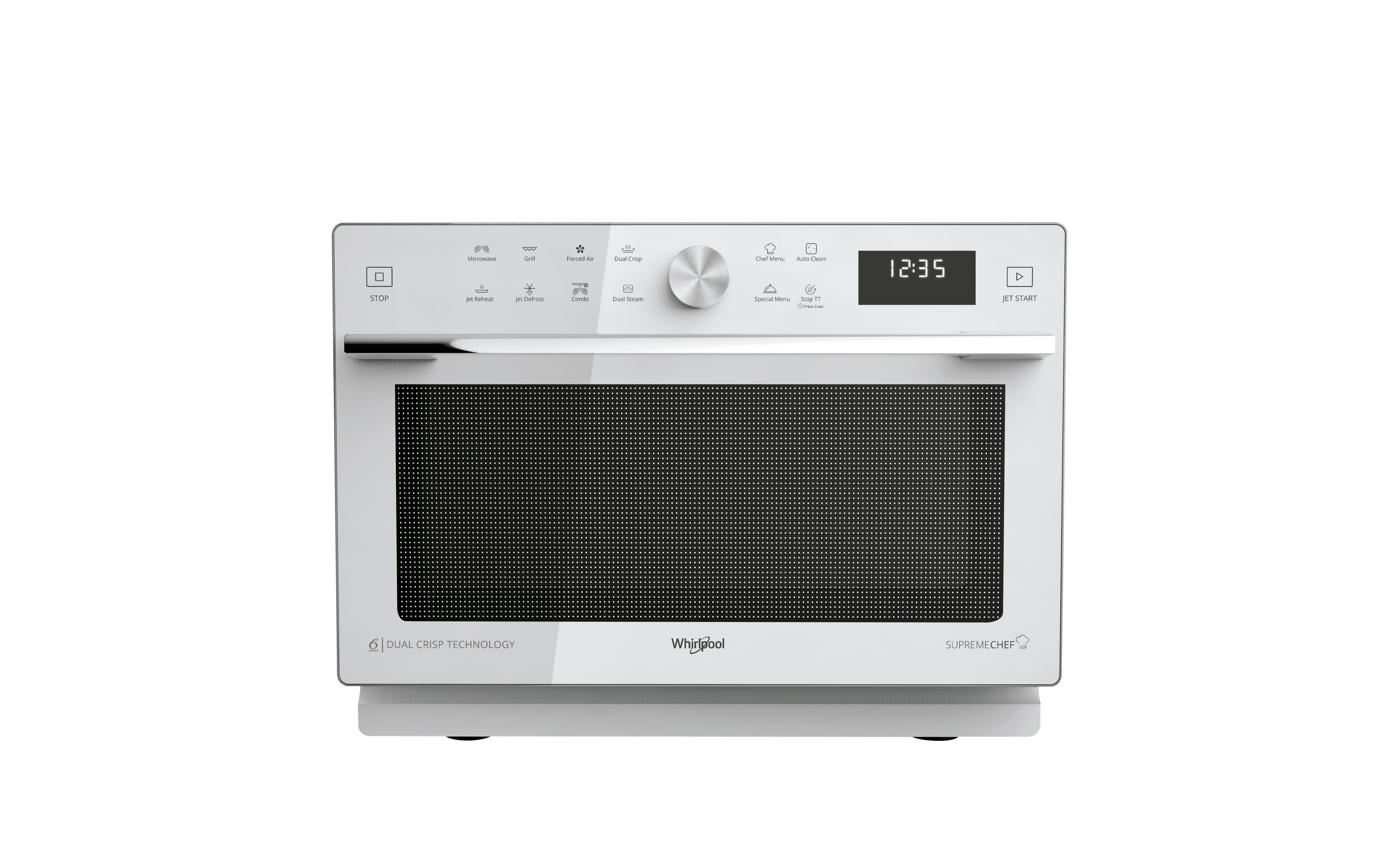 foto del prodotto whirlpool supreme chef microonde a libera installazione mwsc 933 sw