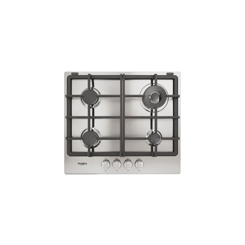 foto del prodotto whirlpool tgml 661 ix r acciaio inossidabile da incasso 58 cm gas 4 fornello i 