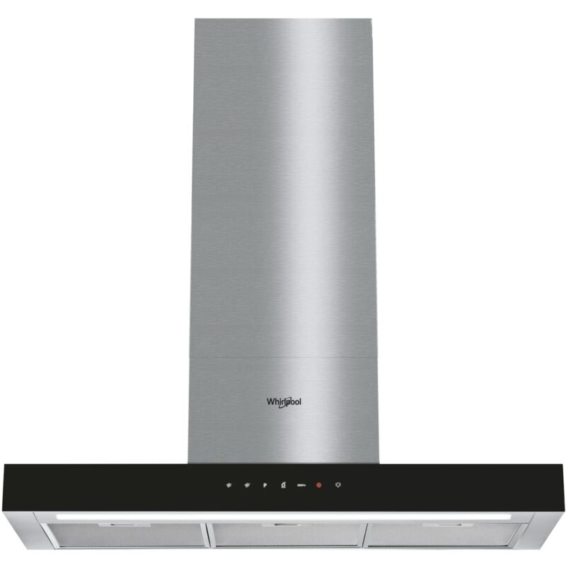foto del prodotto whirlpool whbs 92f lt k 1. potenza massima di estrazione 390 m h, tipo di estrazione aspirante filtrante, classe di efficienza dinamica del