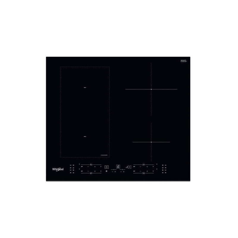 foto del prodotto whirlpool wl b1160 bf. colore del prodotto nero, posizionamento dell apparecchio da incasso, dimensione della larghezza del piano cottura 59 cm.