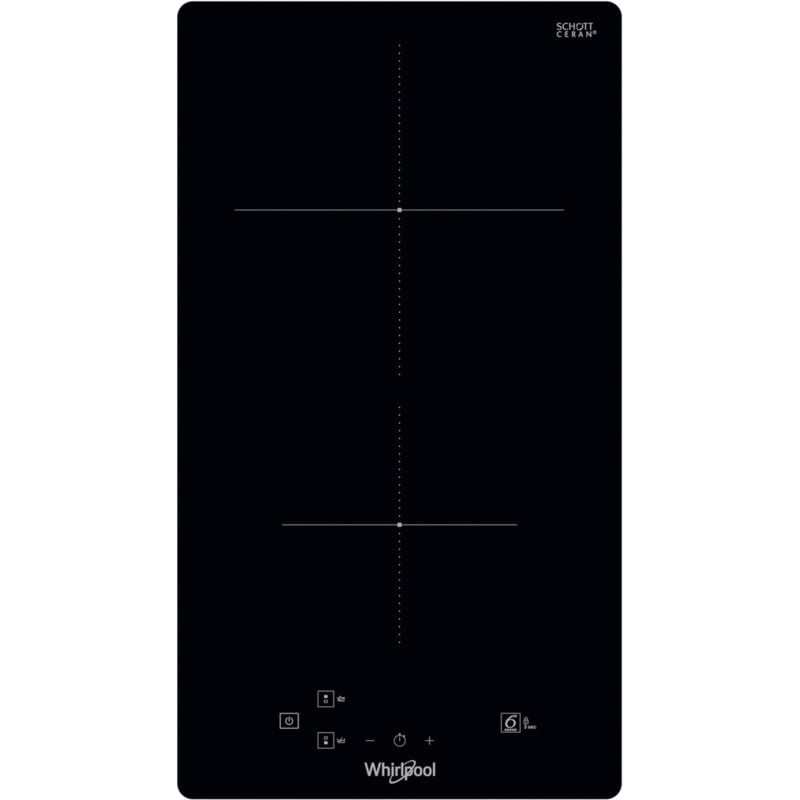 foto del prodotto whirlpool ws q0530 ne. colore del prodotto nero, posizionamento dell apparecchio da incasso, dimensione della larghezza del piano cottura 28 cm.