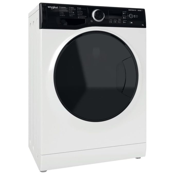 foto del prodotto whirlpool wsb 725 d it lavatrice slim a carica frontale 7 kg, 1200 rpm, classe b, 6 senso, 85x60x44 cm , bianco