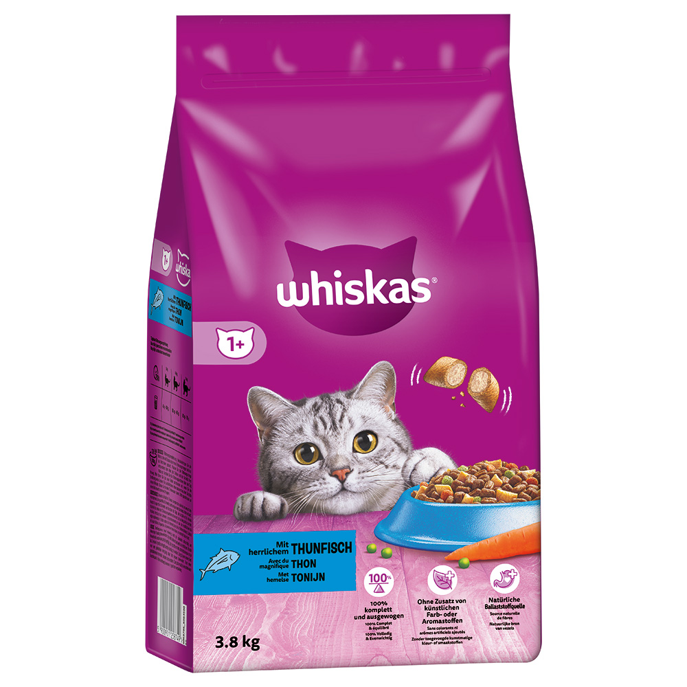 foto del prodotto whiskas 1 tonno crocchette per gatto 3,8 kg