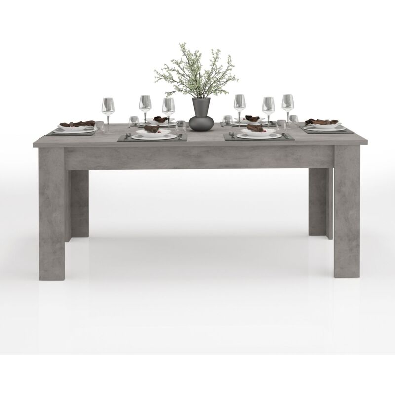 foto del prodotto whous tavolo allungabile jesi per sala da pranzo e soggiorno, estensibile da 160 a 210 cm, tavolo cucina per 6 8 persone, bronx