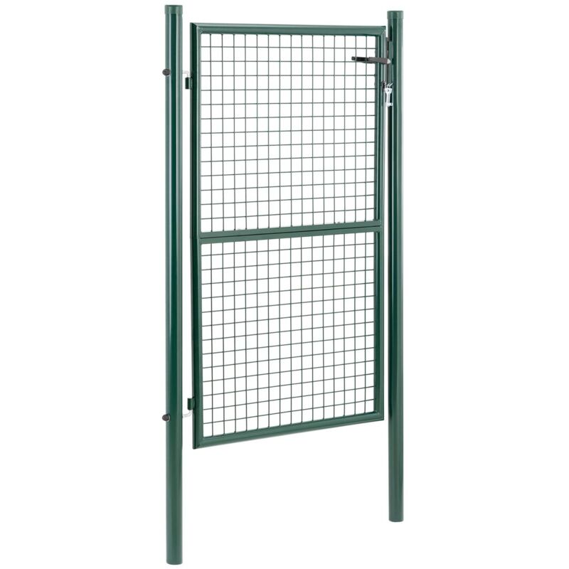 foto del prodotto wiesenfield cancello da giardino 107.5 x 196 cm acciaio verniciato a polvere cancelletto