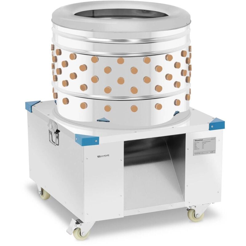 foto del prodotto wiesenfield spennapolli spiumatrice pelapolli 1.500 w macchina spennare spennatrice 540 kg h