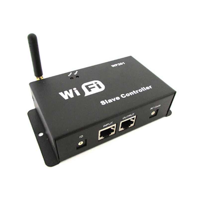 foto del prodotto wifi multi point controller wf201 slave centralina figli ripetitore wireless per led rgb interfaccia con iphone android