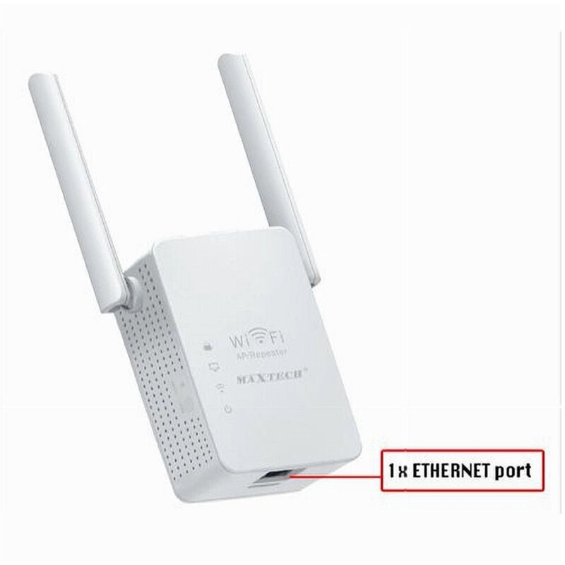 foto del prodotto wifi range extender lv-wr13 ripetitore amplificatore di segnale 300 mbps - maxtech