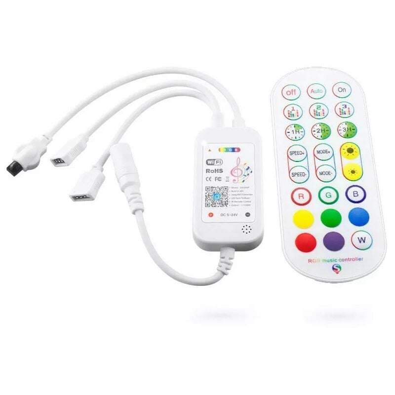 foto del prodotto wifi smart led controller 4 pin rgb telecomando tuya