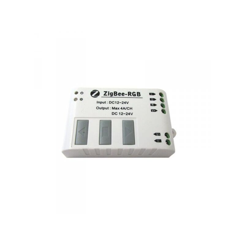foto del prodotto wifi zigbee slave led controller rgb full colore per strip led 12v 24v 4ax3 wf323