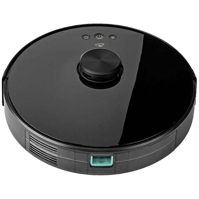 foto del prodotto wifivcl001cbk robot per pulizia nero gestito da app, telecomandabile nedis