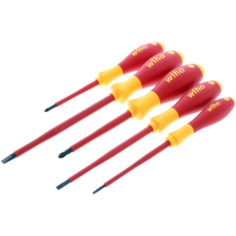 foto del prodotto wiha 32091 set di 5 cacciaviti isolati a taglio e phillips da 1000 volt