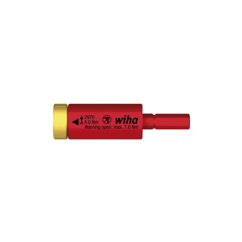 foto del prodotto wiha adattatore dinamometrico easytorque electric per supporti slimbit e slimvario in blister 4.0 nm 41345 