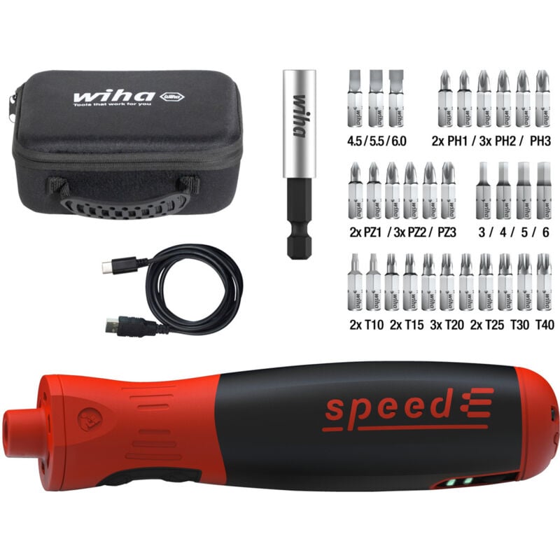 foto del prodotto wiha avvitatore elettrico e tournevis speede pocketdrive 45791
