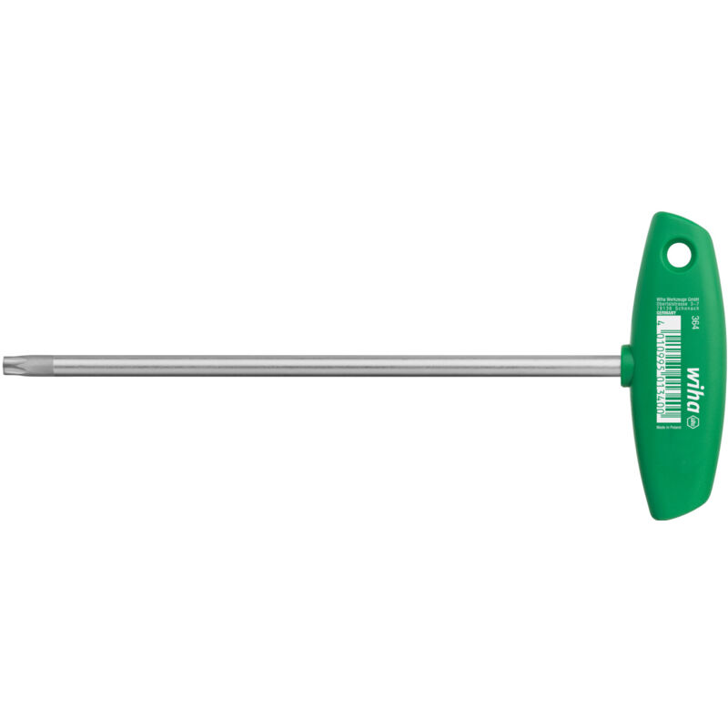 foto del prodotto wiha chiave a brugola con impugnatura a t torx , cromatura opaca t20 01333 